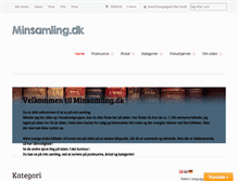 Tablet Screenshot of minsamling.dk